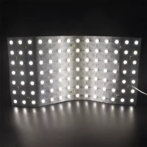 98 LEDs 170 Lens Flexible Backlight 20W 10W 2835 Flexible LED Sheet 6000K CCT ROHS Certified Low Voltage LED Panel Light