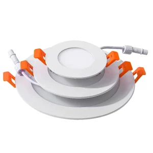 9W 12W 5CCT Dimmable Round Recessed LED Downlight Panel Light for Home Office Lighting