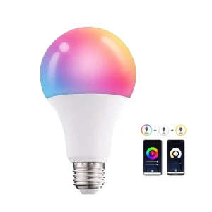 9W E26/E27 A60 WiFi RGBCW+CCT Smart LED Bulb 2700-6500K