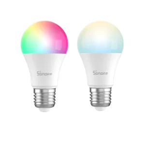 9W RGB LED Light Bulb Smart Remote Control E27 Aluminum LED Bulb with WiFi Switch Plastic Reflector for Bedroom