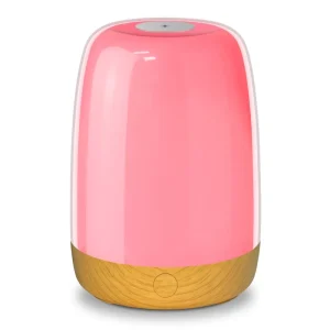 A100 White Night Light with 3 Brightness Levels, Warm White LED, and Touch Switch
