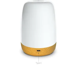 A100 White Rechargeable Night Light with 16-Color RGB Touch Control