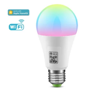 A19 E26/E27 9W Zigbee RGB Multicolor Dimmable Smart Bulb