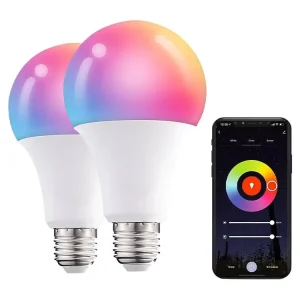 A19 WiFi Smart Color LED Bulb E26 E27 B22 RGBW 7W 9W 12W