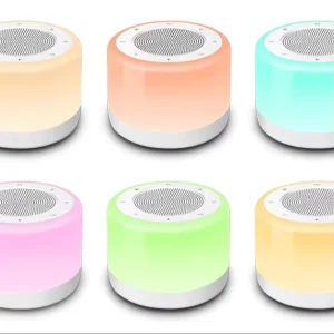 A500 RGB LED Night Light White Noise Machine 7 Colors Dimmable Touch Lamp