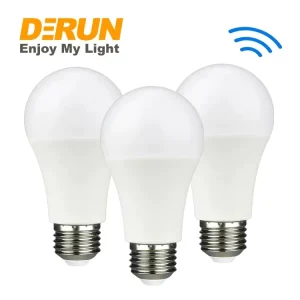 A60 E27 Radar Motion Sensor LED Bulb 7W 9W 12W 15W Darkness Detection