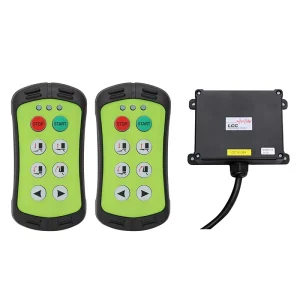 A600 Blue Industrial Wireless 24V 6-Pin Push Button Switch, Radio Remote Control