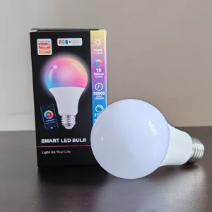 A70 WiFi Smart Light Bulb RGBCW Multi-Color LED E27 E26 B22 15W with App and Remote Control 110V 220V 85-265V