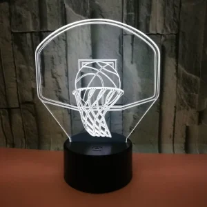 AA Battery LED Lamps Touch Night Light Acrylic Lamps Night Light Touch LED Bases Bedroom 3D Lamp Colorful Home Decoration