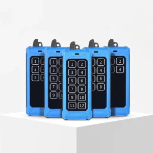 AA Battery Remote Control with 4 or 6 Buttons for Motor, Lighting, Crane, and Electric Garage Door Control, EV1527 Code