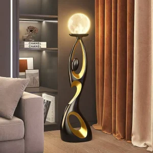 AB Modern Simple Creative Human shaped LED Floor Lamp for Living Room and Hotel Use Luxury Postmodern Design