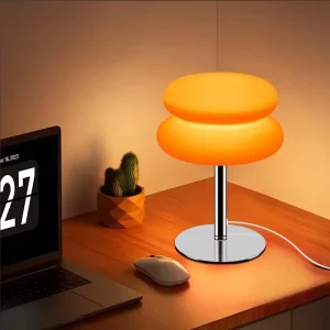 ABS 5W Nordic Classic Creative Beside Living Room LED Table Lamp Decorative Night Lamp with Switch Control
