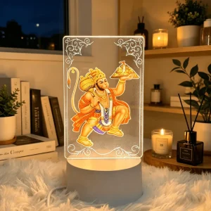 ABS Material Table Lamp Home Decor Hindu Gods Vishnu Shiva Brahma Lakshmi Indian Novelty Plug-In Power Supply