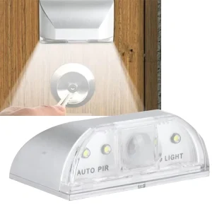 ABS PIR Infrared LED Motion Sensor Night Light for Doorway and Aisle