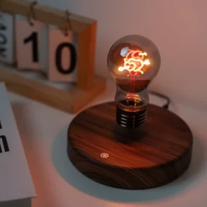ABS Touch Control Heart-Shaped Magnetic Levitation Floating LED Night Light