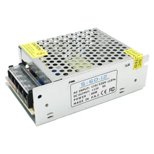 AC 110V 220V DC 12V 5A 60W Single Output LED Stage Lighting Transformer Switching Power Supply Driver Model S 36 12