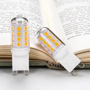 AC 220V Dimmable LED Bulb Warm White G9 Base 3W 6500K for Residential Use