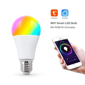 AC 85 265V Tuya Smart Mini RGBCW LED WiFi Smart Bulb E27 Base Residential Use PST WFA19