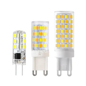 AC/DC 12V G4 LED Bulb 2200K 2400K 2700K Yellow Light Decorative Crystal Chandelier COB G4 Light
