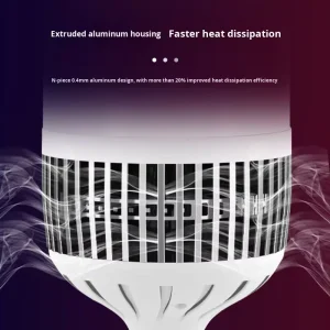 AC Powered LED Bulb E27 Screw Base Aluminum Vertical Heat Dissipation Warehouse Light
