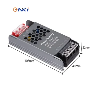 AC-to-DC 12V/24V 60W LED Driver Switching Power Supply for Light Boxes and LED Strips