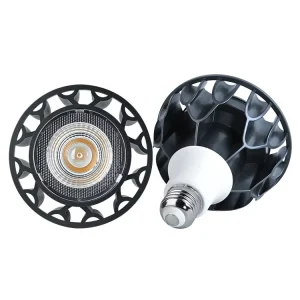 AC100 220V No Flickering Aluminum Black E27 E26 Base Residential PAR38 Flood Light 3000K 4000K 6000K LED Bulb