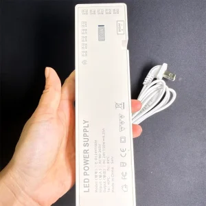 AC100 240V Wide Input DC24V 150W LED Transformer Ultra Slim Driver for Cabinet Light Linear Light Display Lighting