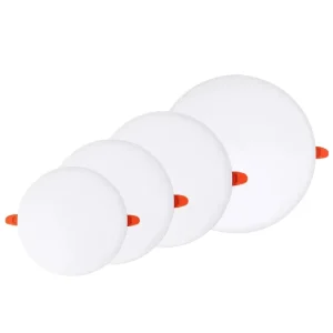 AC110V 220V Recessed Round Square Ceiling Antiglare SMD Led Panel Lamp 4 Inch 6 Inch Frameless Led Panel Light