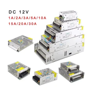 AC110V 220V to DC12V Switching Power Supply 2A 3A 5A 8A 10A 20A 30A LED Transformer