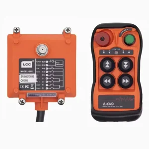 AC110V-460V Q404 Truck Crane 433MHz Universal Industrial Wireless Remote Control System 4-Button Metal Switch