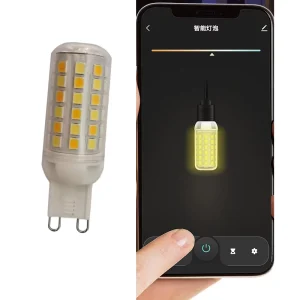 AC120V 230V Adjustable CCT 3000K 4000K 6000K Dimmable 3W WiFi G9 LED Bulb