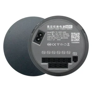 AC180 240V 60W 100W Embedded Integrated Round Cabinet LED Driver Transformer Output DC12V 24V for LED Lighting