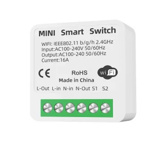 AC220V 1CH WiFi Switch Mini Smart Light Wireless Remote Control Breaker Voice Control