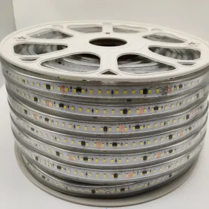AC220V SMD2835 LED Strip Light 120LEDs m IP65 Waterproof No Power Supply High Voltage LED Tape Light EU Plug Factory Price