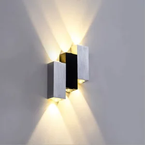 AC85-265V Wall-Mounted LED Wall Lamp Aluminum Lighting Fixture Sconce Modern Indoor Wall Light for House