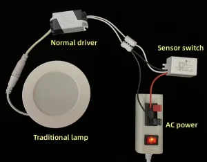 AM RS G5835T 5.8GHz Human Presence Microwave Motion Detection Light Sensor Switch Radar Sensor Smart IP22 6 8m Sensing Range