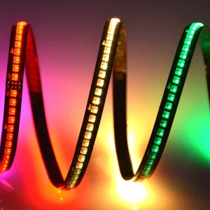 APA102 5V 60LED Addressable SMD 5050 RGB IP67 Copper LED Strip with Remote Control