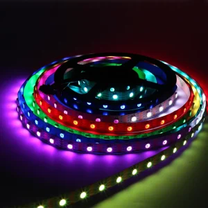 APA102 SK9822 30 60 96 144 LEDs m Double Data Line RGB LED Strip Remote Control Wi Fi 5V 5050 Copper Garden IP65 5M