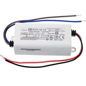 APV-16-5/12/15/24 Single Output Switching LED Driver Power Supply