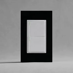 Acrylic American Standard 10A 250V 2 Gang Wall Mounted Push Button Light Switches