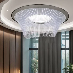 Acrylic Ceiling Chandelier for Villa, Hotel Lobby, Home, and Wedding Lighting