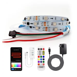 Addressable 5m Flexible Pixel 12V RGB IC WS2811 1903 16703 LED Strip Light