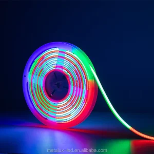 Addressable COB LED Strip 720 LEDs 12V 10W RGB for Car Dashboard and Footwell Ambient Lighting