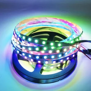 Addressable Copper WS2811 LED Strip 12V 60 LEDs/m 5M IP20/IP65 RGB Remote and App Control Dimmable Landscape Lighting