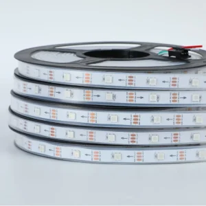 Addressable LED Strip Light DC5V WS2812 5050 RGB IC 30 60 144 LEDs Waterproof Pixel Strip Light