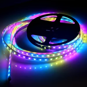 Addressable RGB DC12V 5050SMD RGB LED Strips Waterproof 60LEDs m High Density Strips Light WS2811 LC8806 Dream color LED Strips