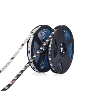 Addressable RGB LED Strip Lights (ABS) IP20 12V Dimmable Ra70 80 5050 SMD for Bars Clubs & Architectural Decoration
