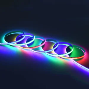 Addressable RGB Smart COB LED Strip Light 12V/24V 720 LEDs RGBIC APP-Controlled Waterproof