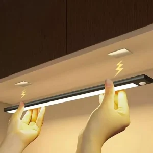 Adhesive Drawer Cabinet Switch Motion Sensor Light Wireless Rechargeable Battery Closet Light Led Under Cabinet Kitchen Lights