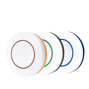 Adhesive Round Push-Button Switch RF Remote Control for LED Lights 10m Range Battery Powered 3V KT24
